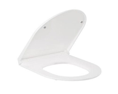 Kludi 24WCS43S Resa D Сиденье для унитаза, slim, SoftClose, дюропласт, белый 24WCS43S