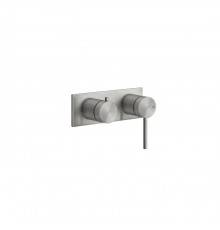 Gessi Shower316 Встраиваемый однорычажный смеситель, картридж Oslash;35 мм, на две позиции с автоматическим переключателем, цвет: шлифованная сталь. 54079#239