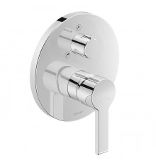 Duravit B.2 Смеситель для ванны, встраиваемый, с переключателем и перепускным клапаном, цвет: хром. GK0900000000,  B25210018010