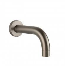 Gessi Emporio Via tortona Настенный излив для ванны короткий, комбинируемый с удаленным управлением, цвет: Finox Brushed Nickel. 38785#149
