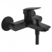 Hansgrohe Logis Смеситель для ванны, настенный, цвет: черный матовый. 71400670