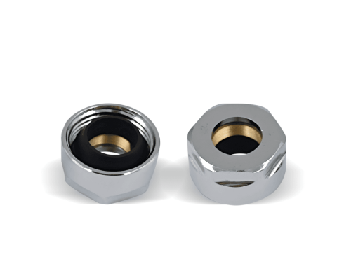 Комплект резьбовых соединений Primoclima Armature для медной трубы Ø15x3/4”, хром PCS15BPC