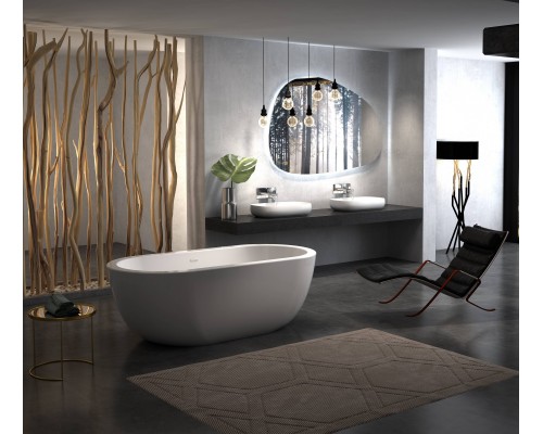 Акриловая ванна BelBagno BB13-1700 170x80 см, отдельностоящая, овальная