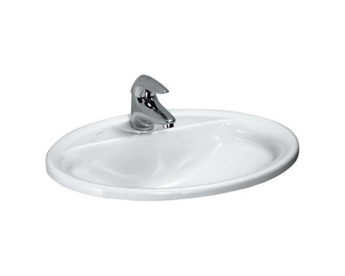 Laufen Pro B Раковина встраиваемая 56х44см., с 1 отверстием для смесителя, цвет: белый. 8.1395.1.000.104.1