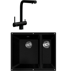 Комплект Мойка Lava U2 + Смеситель SG14 LAV