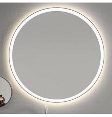 Burgbad Lin20 Зеркало Oslash;95х2.5см., LED подсветка, 5700K, выключатель, подогрев. SIJN090