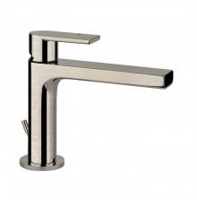 Gessi Emporio Via manzoni Смеситель для раковины, на 1 отв, с донным клапаном, цвет: Finox Brushed Nickel. 38601#149
