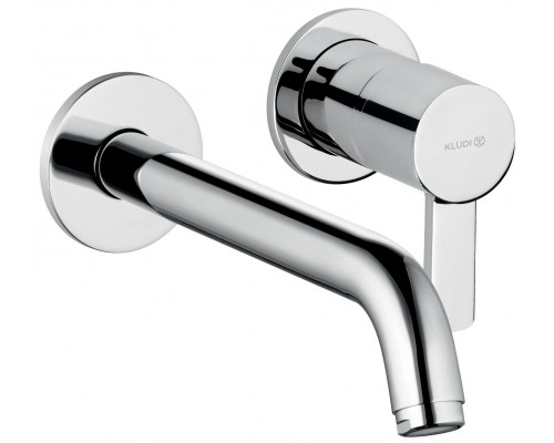 Kludi 38 245 0575 Zenta Смеситель для раковины 230 мм, настен., на 2 отв., (внешняя монтажная часть) 382450575