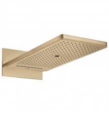Axor ShowerSolutions Верхний душ 25x58см, 3jet, настенный, цвет: шлифованная бронза. 35283140