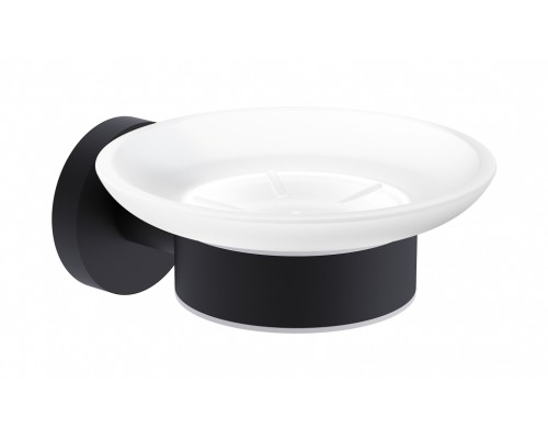 AQM7211MB Trento Мыльница латунь/матовое стекло, черный матовый AQM7211MB