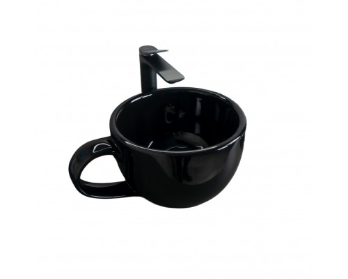 Накладная раковина GID Creativo Nc9077 40 глянцевая черная