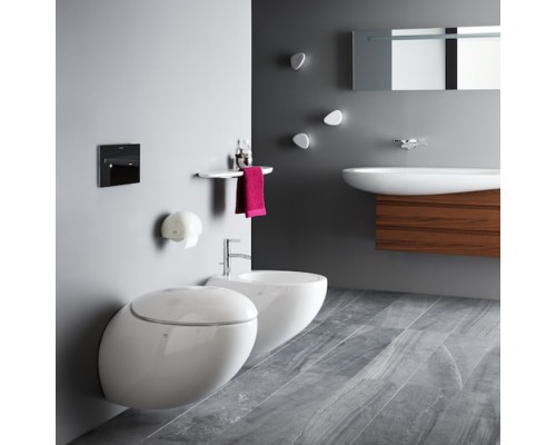 Laufen Alessi One Биде подвесное 58.5x39x35.5см, с 1 отв. под смеситель, с покр. LLC, цвет: белый. 8.3097.1.400.304.1 Laufen Alessi One Биде подвесное 58.5x39x35.5см, с 1 отв. под смеситель, с покр. LLC, цвет: белый. 8.3097.1.400.304.1
