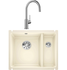 Комплект Мойка кухонная Blanco Subline 350/150-U магнолия + Смеситель Candor 523120