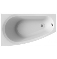Акриловая ванна ALBA SPA Baline без опоры 150x90 см, угловая, левая, пристенная, белая, асимметричная