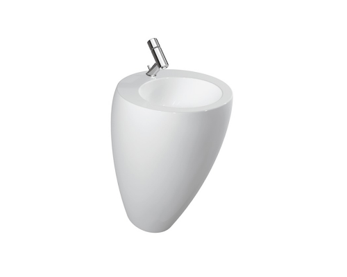 Laufen Alessi One Раковина пристенная 52х53х85 см, 1 отв., покрытие LLC, цвет: белый. 8.1197.1.400.104.1 Laufen Alessi One Раковина пристенная 52х53х85 см, 1 отв., покрытие LLC, цвет: белый. 8.1197.1.400.104.1