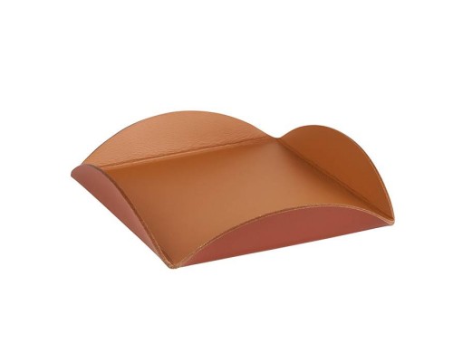 ADJ Подставка для сервировки 30x30см., натуральная кожа, цвет: коньяк/бордо. 0017.09/30 ADJ Подставка для сервировки 30x30см., натуральная кожа, цвет: коньяк/бордо. 0017.09/30