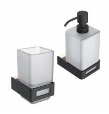 Набор Стакан Boheme Q 10944-G-B + Дозатор 10957-G-B