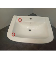 SaleWeliaWL52 Подвесная раковина с отв под смеситель и переливом. 610x460х180мм SaleWL52_1108