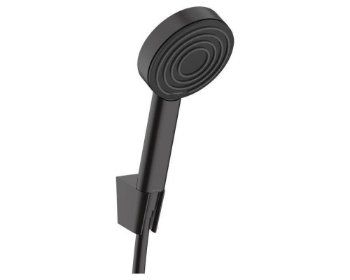 Hansgrohe Pulsify 1j Porter-набор Душевой гарнитур, ручной душ, настенный держатель и шланг 125см., цвет: черный матовый . 24301670 Hansgrohe Pulsify 1j Porter-набор Душевой гарнитур, ручной душ, настенный держатель и шланг 125см., цвет: черный матовый . 24301670