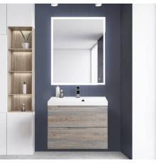 Мебель для ванной комнаты BelBagno Vittoria 80 подвесная, pino, белая глянцевая раковина