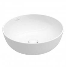 VilleroyBoch Artis Раковина круглая 43xh12см, без перелива, CeramicPlus, цвет: альпийский белый. 417943R1
