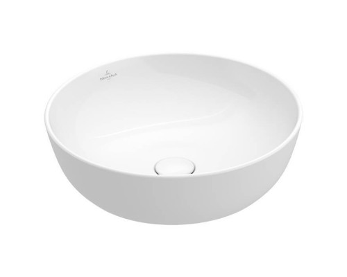 VilleroyBoch Artis Раковина круглая 43xh12см, без перелива, CeramicPlus, цвет: альпийский белый. 417943R1 VilleroyBoch Artis Раковина круглая 43xh12см, без перелива, CeramicPlus, цвет: альпийский белый. 417943R1