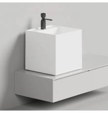 Salini Armonia Раковина 45x45x45см., без отв., накладная, S-Sense, цвет: белый глянцевый. 130513TG