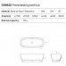 Dea Design Soul Ванна 170х72х56см., отдельностоящая, Glasstek, прозрачная смола, цвет: Smoky Black R4. DD8632 1700 R4