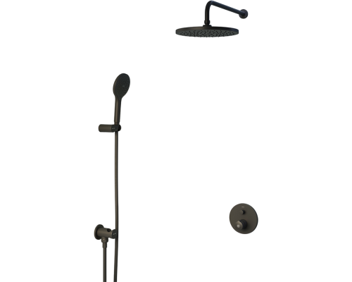 Душевой комплект AM.PM X-Joy FP85A1RH22 С ВНУТРЕННЕЙ ЧАСТЬЮ, чёрный