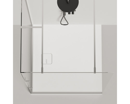 Salini Oasi Душевой поддон 100х100см, с сифоном, S-Stone, цвет: белый матовый. 120324M