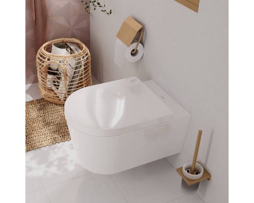 Hansgrohe GladeLake S Сиденье для унитаза, с микролифтом, с верхним креплением, цвет: белый. 60112450 Hansgrohe GladeLake S Сиденье для унитаза, с микролифтом, с верхним креплением, цвет: белый. 60112450
