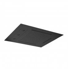 Almar Spin Temptation Верхний душ 48х63см., потолочный, 3 режима, хромотерапия, цвет: Black Absolute Brushed PVD. E044190.AB