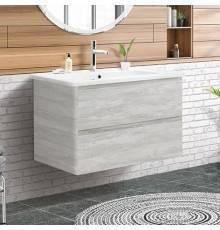 Тумба с раковиной BelBagno Albano-Cer 80 подвесная, rovere vintage bianco