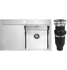 Комплект Мойка кухонная Alveus Pure 40 R + Измельчитель Bone Crusher BC 610-AS