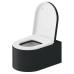 Duravit Millio Унитаз подвесной, 37х57см.,  декор Pattern, крепление в компл., цвет: темно-серый матовый. 250609FE