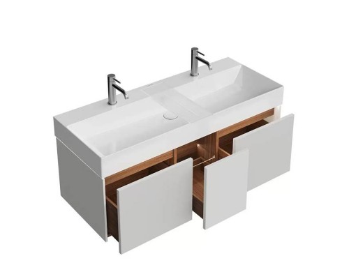 Kerama Marazzi Grande Тумба подвесная, 120х47х37.3см., 3 ящика, цвет: архитектурный серыйnbsp;nbsp; . GR.120.3\AGR.M