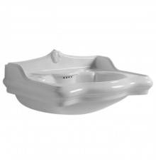 Azzurra Jubilaeum Раковина с колонной 90x56xH32 см, 1 отв., цвет: Bianco lucido. JULP0905500MBI/(JUB200/90 bi)*1,  JUCLT0000000BI/(JUB300 bi)