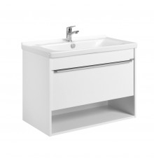Тумба под раковину без столешницы AQUATON Хоуп 80 подвесная, 1 ящик, матовая белая