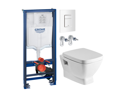 Комплект Унитаз подвесной Santek Нео 1WH302423 с микролифтом + Инсталляция Grohe Rapid SL 38772SH0 3 в 1 с панелью смыва Комплект Унитаз подвесной Santek Нео 1WH302423 с микролифтом + Инсталляция Grohe Rapid SL 38772SH0 3 в 1 с панелью смыва