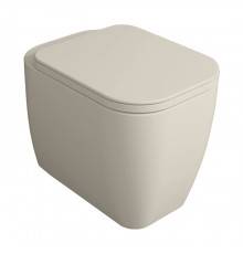 Simas Henges Унитаз напольный безободковый 38х55 см, цвет: sabbia matt. HE01 sabbia matt