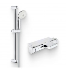 Душевой комплект Термостат Grohe Grohtherm 2000 New 34464001 для ванны с душем + Гарнитур Tempesta New 27795001