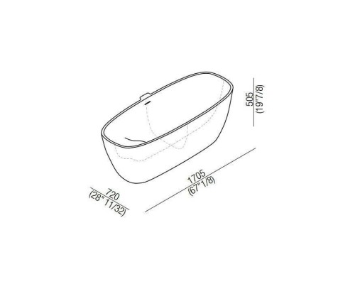 Agape Normal Ванна отдельностоящая 170.5х72х50.5см, цвет: белый. AVAS0910ZZ Agape Normal Ванна отдельностоящая 170.5х72х50.5см, цвет: белый. AVAS0910ZZ