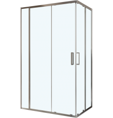 Душевой уголок BelBagno Luce AH-21-120/100-C-Cr, профиль хром, стекло прозрачное