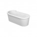 Duravit Ванна Starck 180x80см отдельностоящая с двумя наклонами для спины,  с акриловой  панелью и ножками, цвет: белый. 700010000000000,  792200000001000