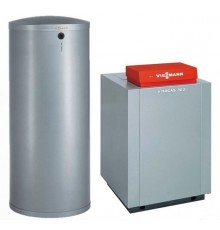 Пакетное предложение Котёл газовый напольный Viessmann Vitogas 100-F 60 кВт + Водонагреватель Viessmann Vitocell 100-V  200 л. GS1DB41
