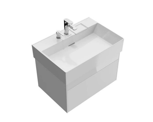 Kerama Marazzi Logica Тумба подвесная 67x46x40.3см., 2 ящика, цвет: белоснежный. LOG.70.2\WHT