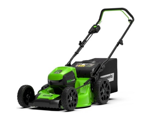 Газонокосилка аккумуляторная Greenworks 60V,46 см, б/щ (АКБ 4 Ач. и ЗУ) Газонокосилка аккумуляторная Greenworks 60V,46 см, б/щ (АКБ 4 Ач. и ЗУ)