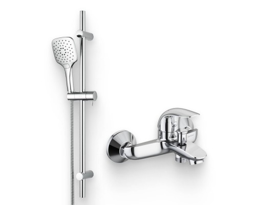 Душевой комплект Смеситель Damixa Eclipse 311000001 + Гарнитур 931001000