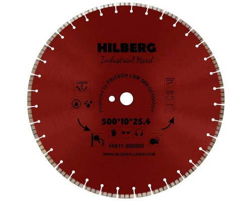 Диск алмазный Hilberg 500*25,4 Industrial Hard HI811 Диск алмазный Hilberg 500*25,4 Industrial Hard HI811