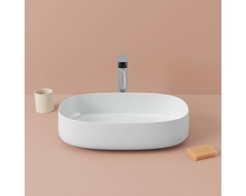 ArtCeram Cognac Раковина 55х35 см, без отв., накладная, saniglaze, цвет: белый глянцевый. COL003 01 34 ArtCeram Cognac Раковина 55х35 см, без отв., накладная, saniglaze, цвет: белый глянцевый. COL003 01 34